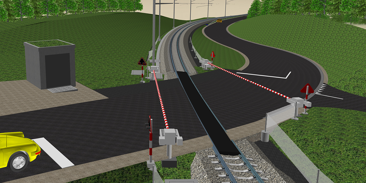 BIM im Tiefbau – Bahnübergang